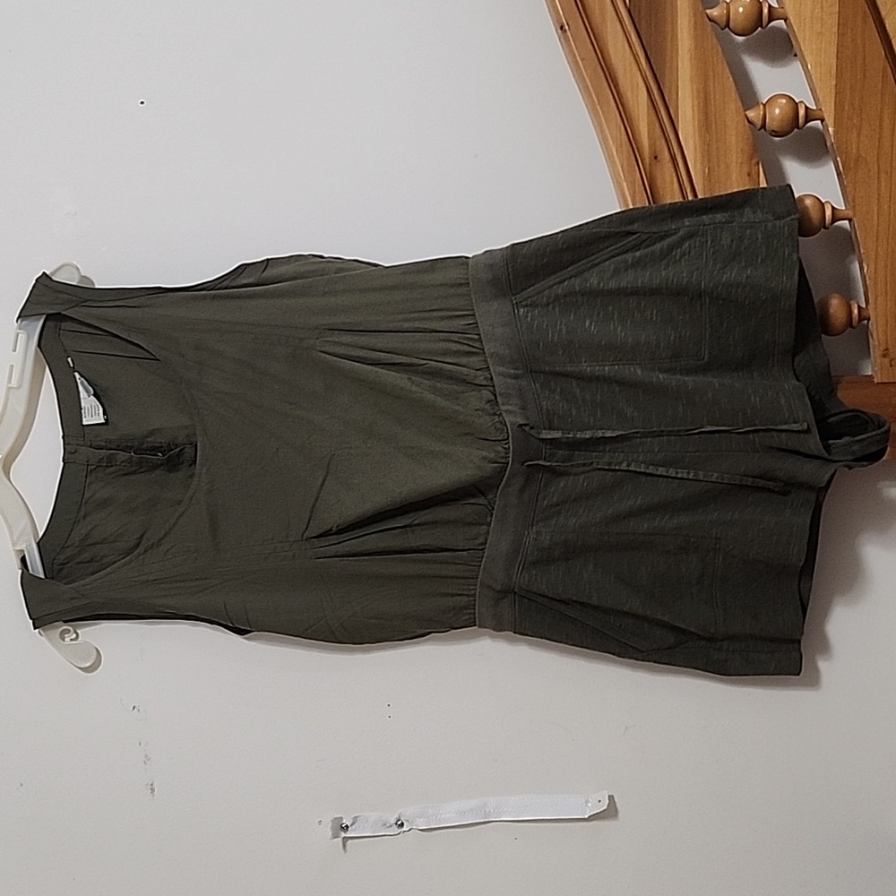 Medium Anthropologie Saturday Sunday olive green jumpsuit
